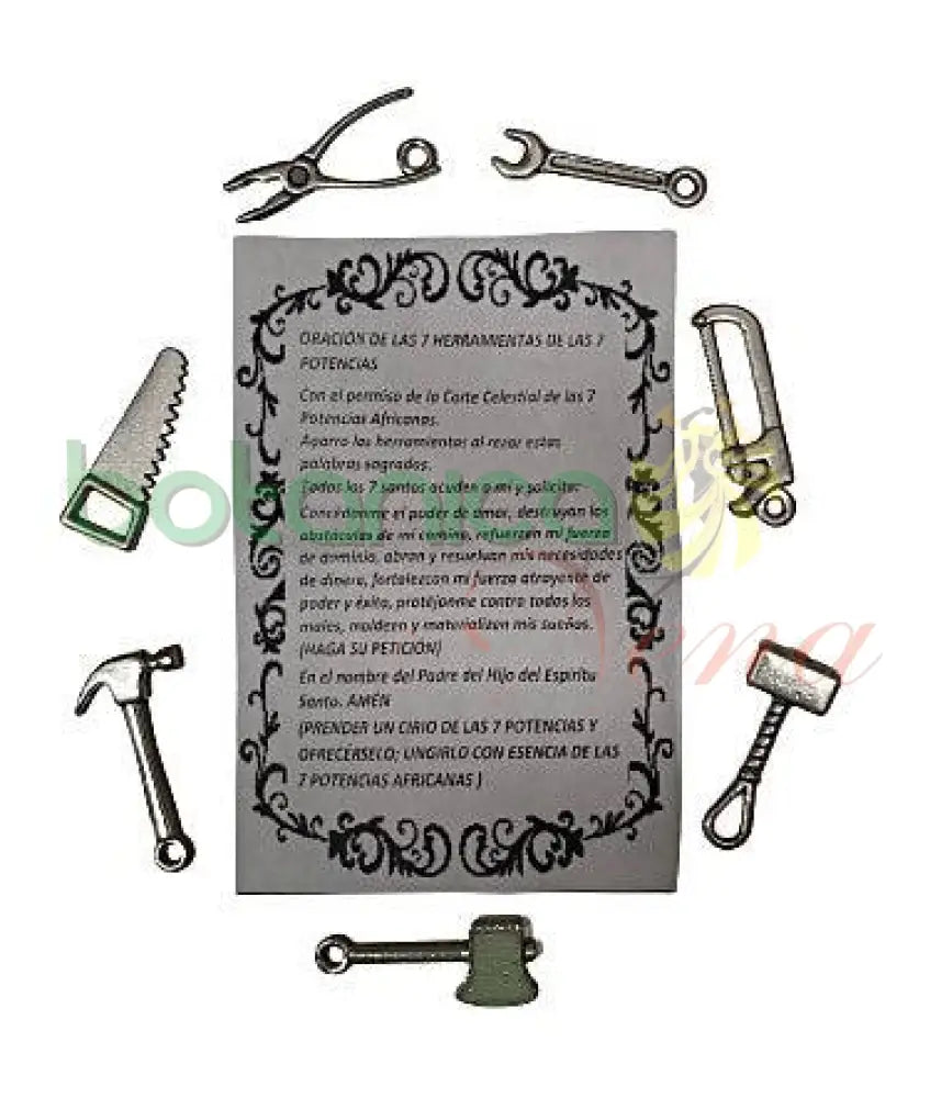 7 Herramientas de las 7 Potencias tamaño MIni - Botanica Nena