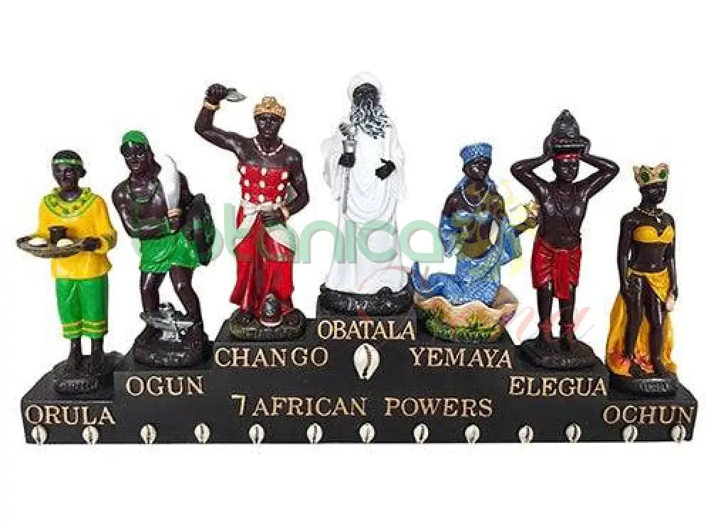 7 Poderes / Potencias Africanas 8"Alto X13" Ancho - Botanica Nena