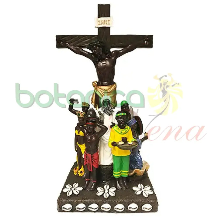 7 potencias africanas con cristo 12’’Alto