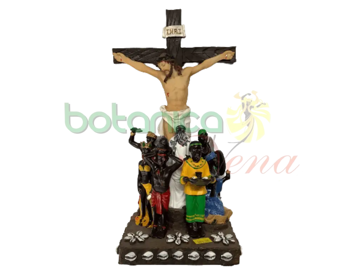 7 potencias africanas con cristo 12"Alto - Botanica Nena
