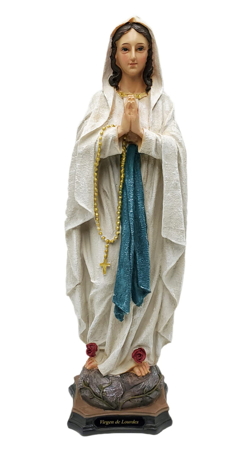 Virgen Lourdes 12"