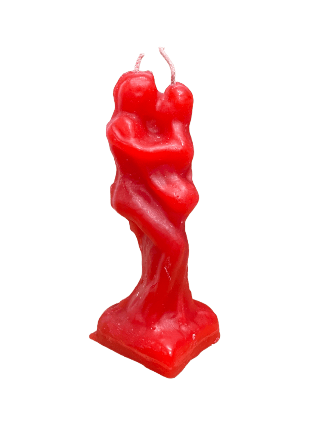 Velas Figura Amantes Abrazados Roja - Botanica Nena