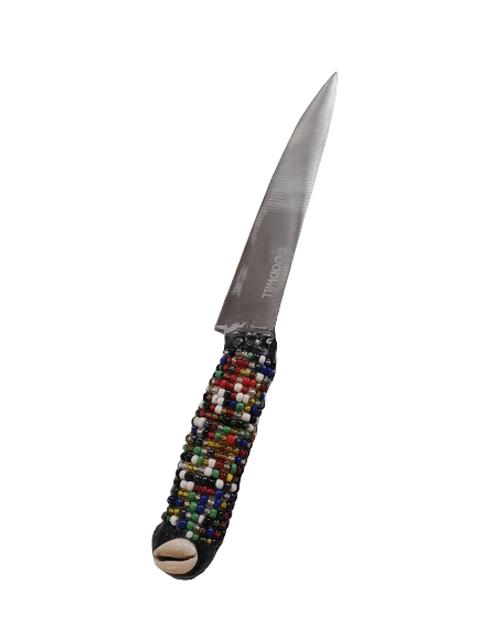 Cuchillo Forrado en cuentas para Osain - Botanica Nena