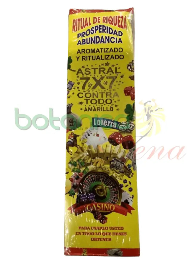 7x7 Astral Amarillo Ritual de Riqueza y Prosperidad y Abundancia contra todo - Botanica Nena