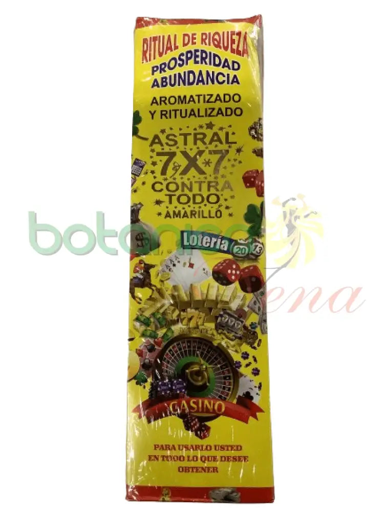 7x7 Astral Amarillo Ritual de Riqueza y Prosperidad y Abundancia contra todo - Botanica Nena