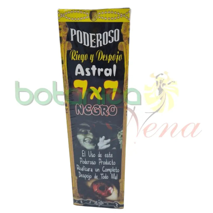 7x7 Astral Negro Poderoso Riego y Despojo - Botanica Nena
