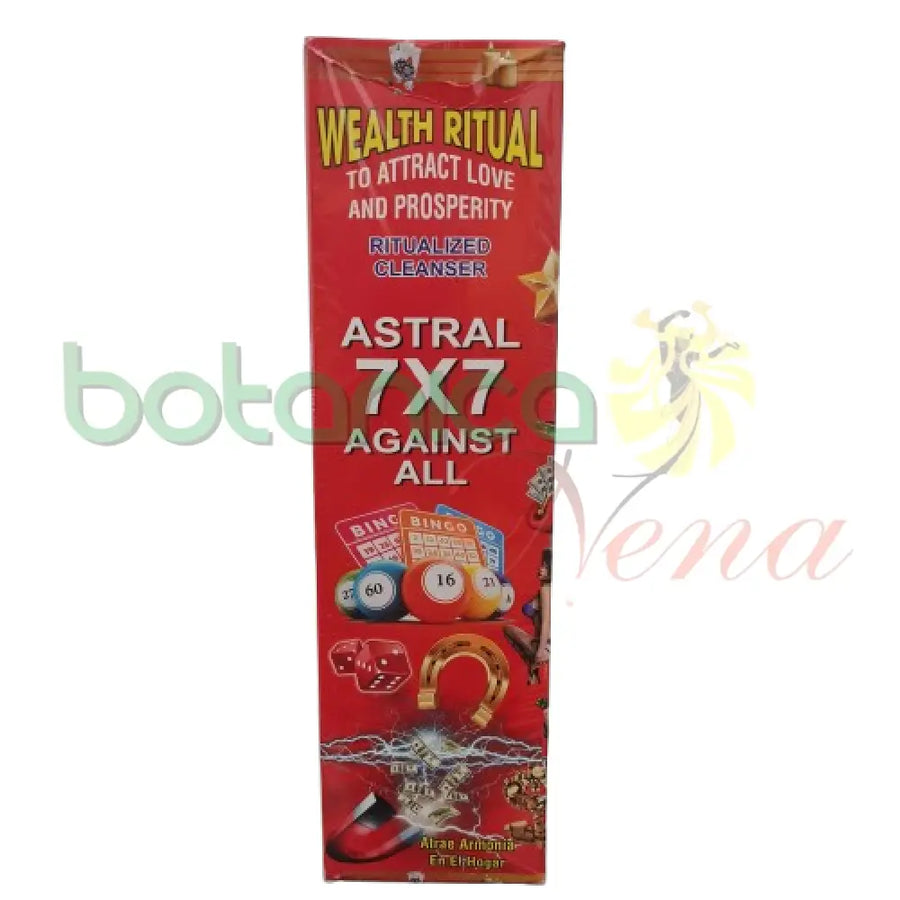 7x7 Astral Rojo Para Atraer el Amor y la Prosperidad - Botanica Nena