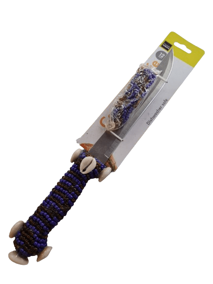 Cuchillo Forrado cuentas para San Lazaro 12.5" H x 1"W - Botanica Nena