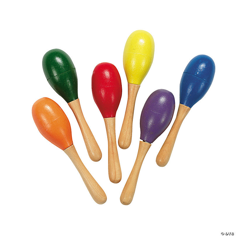 Small painted maracas