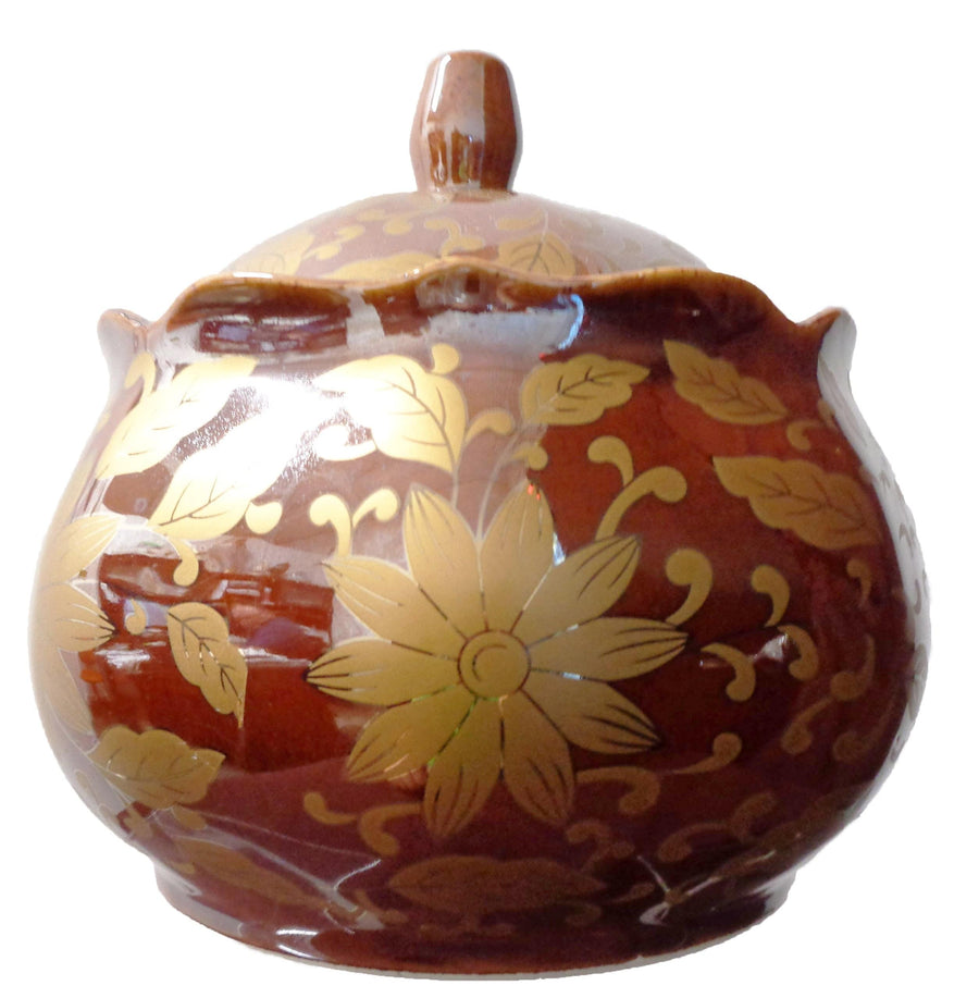 Sopera Lotus Oya Marron 9"X8" - Botanica Nena