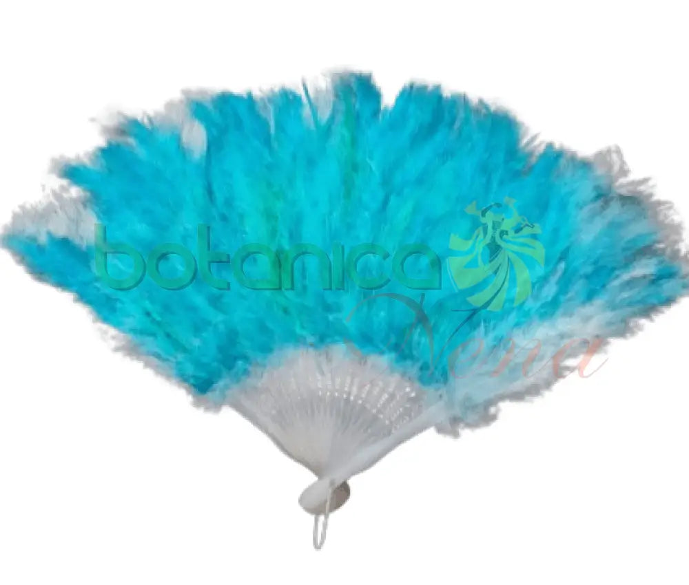 Abanico con Plumas 11"Alto Variedad en Colores - Botanica Nena