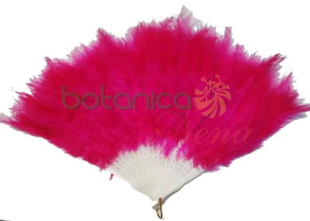Abanico con Plumas 11"Alto Variedad en Colores - Botanica Nena