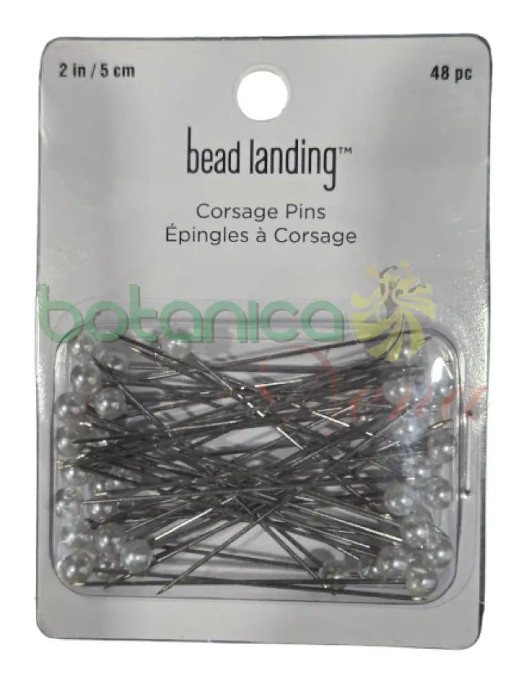 alfiler cabezas color blanco Pack 48