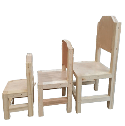 Taburetes (silla)De Madera 3 Tamaños - Botanica Nena