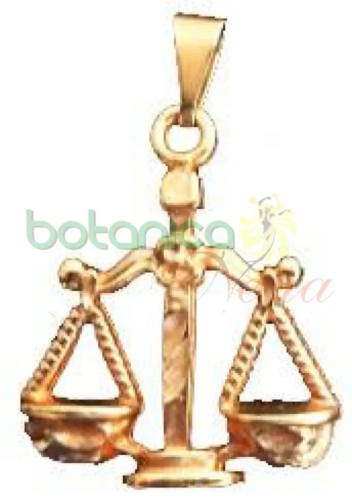 Balanza Baño Oro y Plata 1.2"H - Botanica Nena