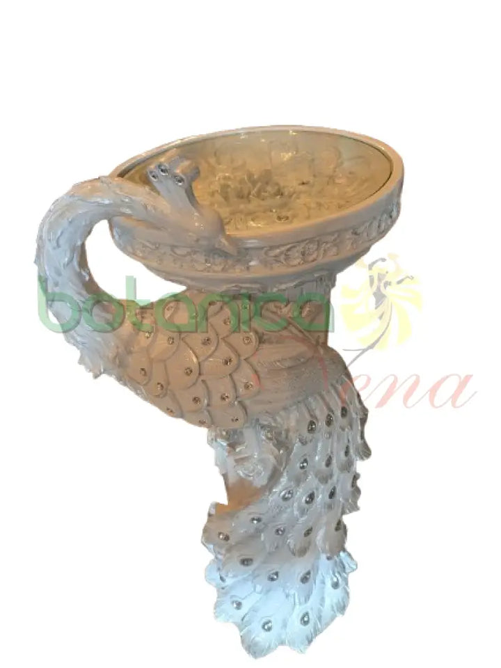 Base/Pedestal De Pavo Real Dorado 39’’X15’’