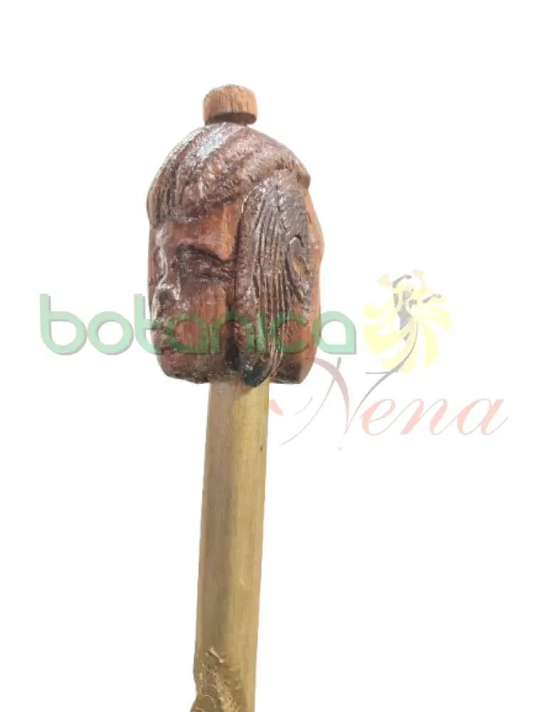 Baston de Eggun cabezas 37 ’ Cabeza Indio Doble