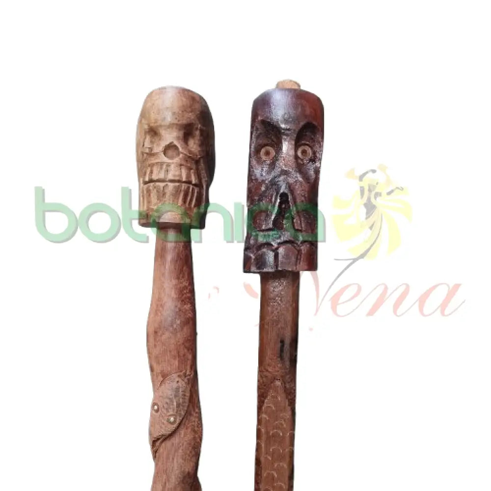 Baston de Eggun de muerto cabeza de calavera 37’’ Alto