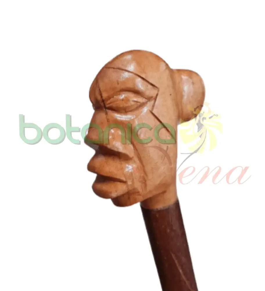 Bastón Desarmable De Madera Tallado Para Eggun 36 A 38" H x 4" o 5"W - Botanica Nena