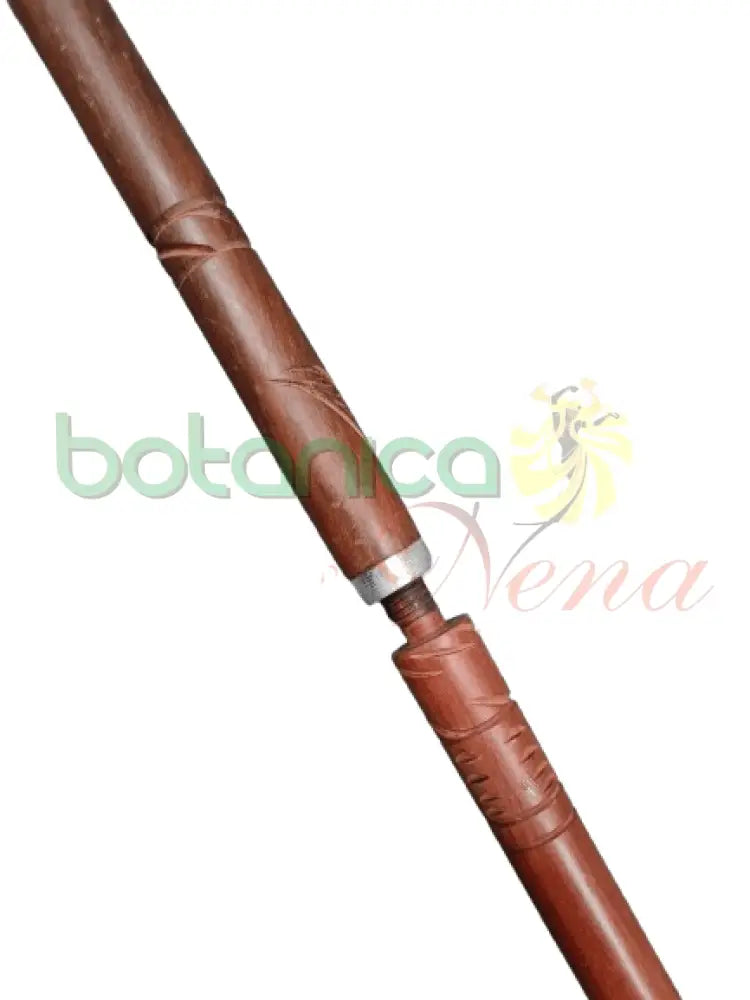 Bastón Desarmable De Madera Tallado Para Eggun 36 A 38" H x 4" o 5"W - Botanica Nena