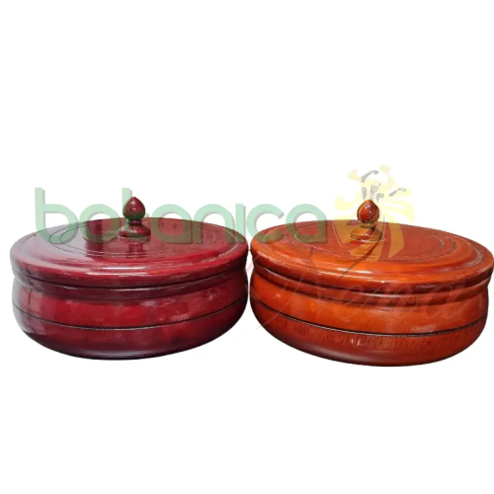 Lid removed – spiritual petition container in carved wood