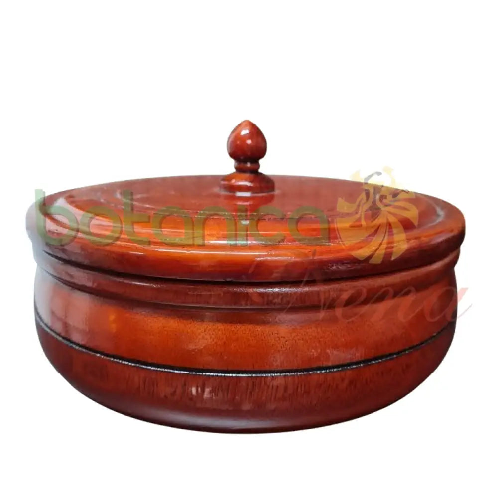 Light wood version of compact Orula altar bowl – hecho a mano design