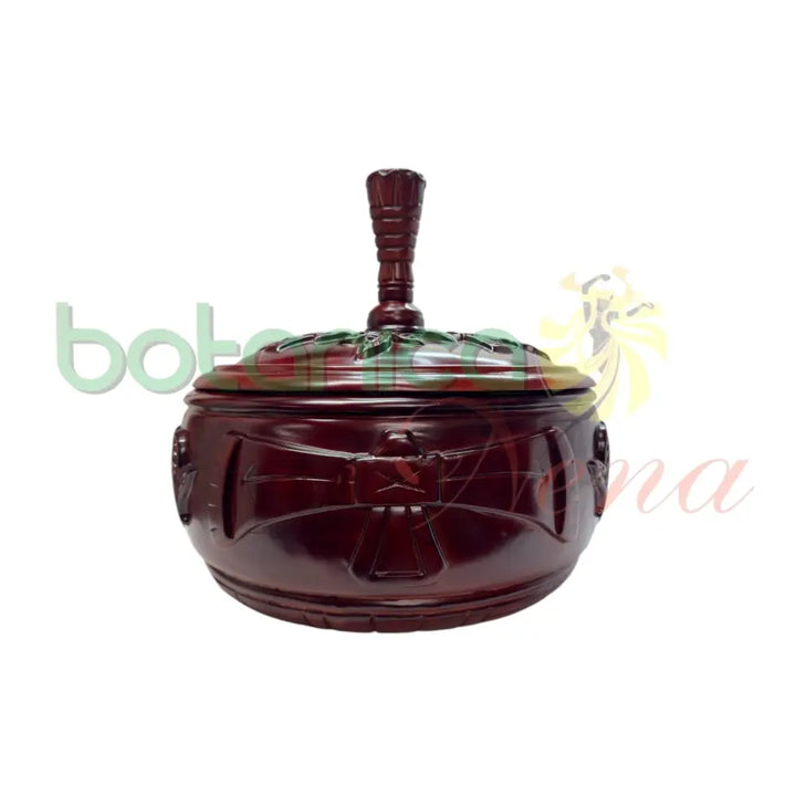 Extra-grande covered batea for Shango and Orula – side view