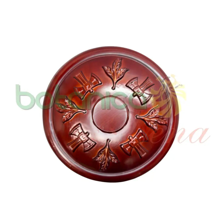 Top view of sacred batea for Santería offerings and spiritual use