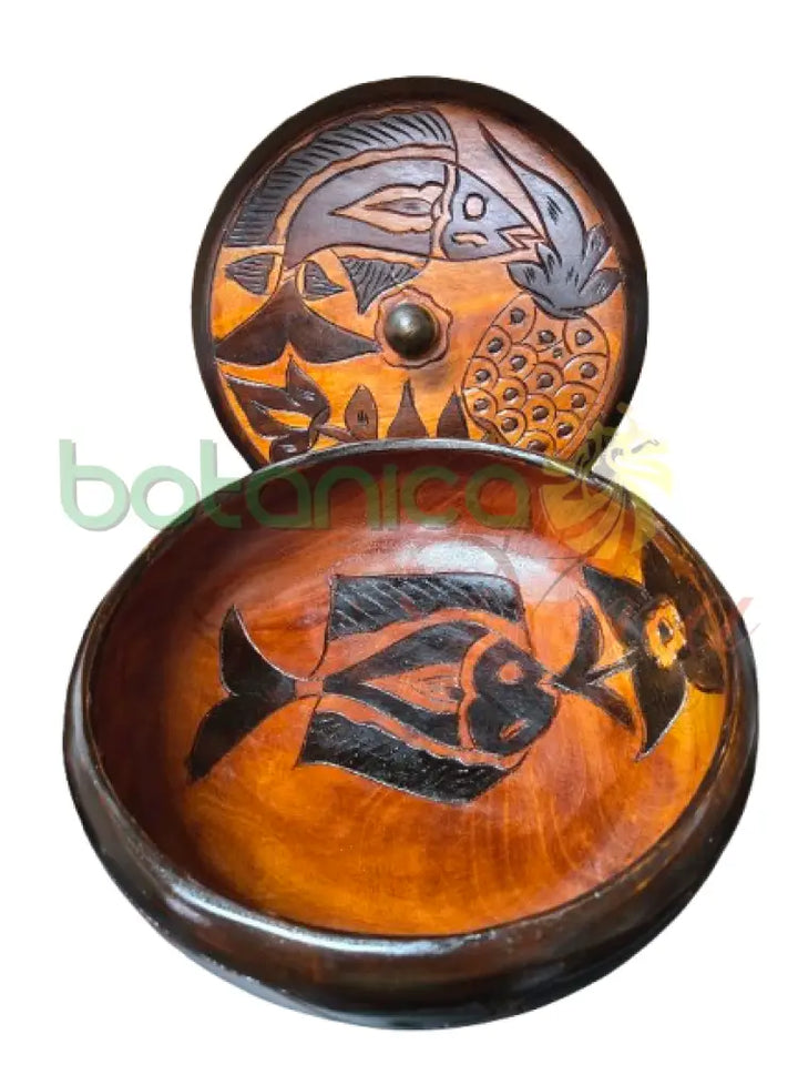 hecho a mano batea used in Afro-Caribbean altar setups – angled perspective