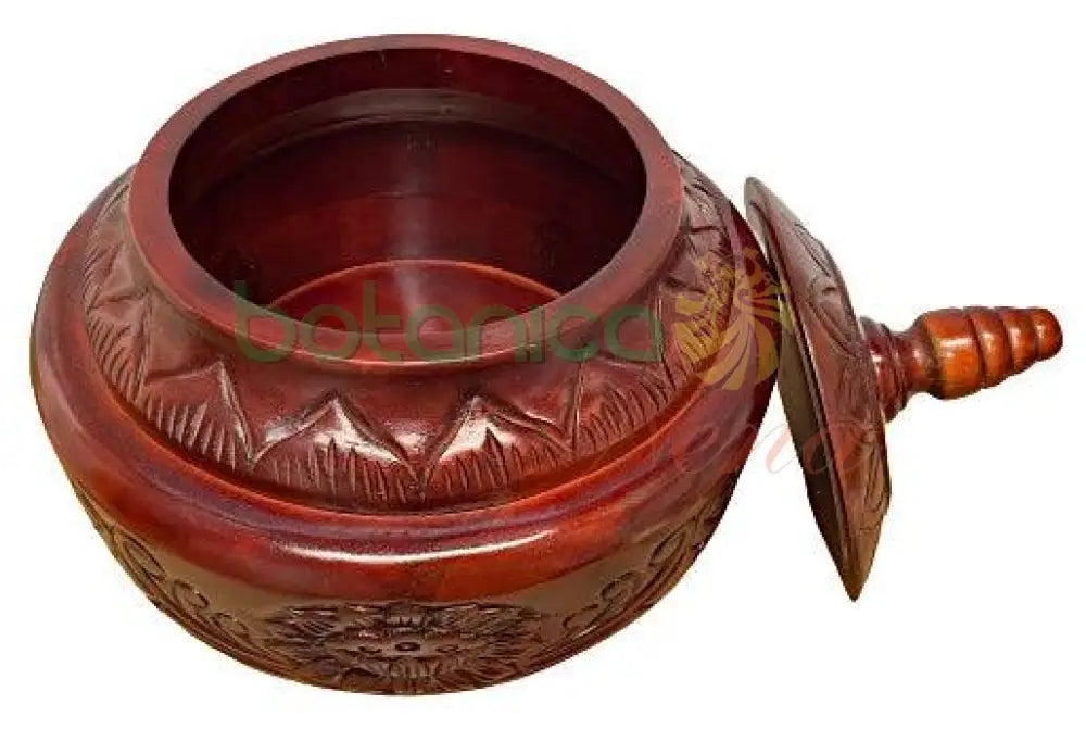 Interior of spiritual batea for storing sacred ritual tools