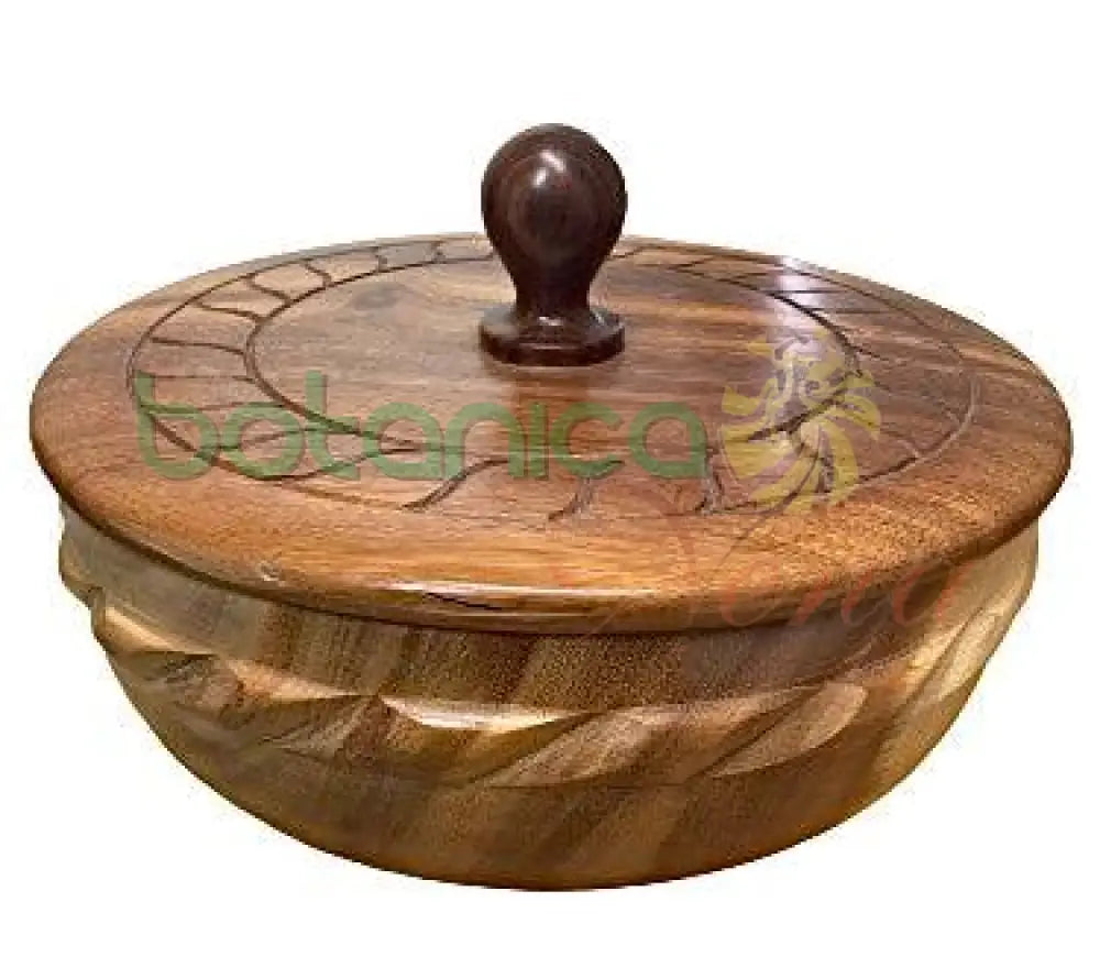 Interior of 14"x9" altar bowl for spiritual tools and offerings