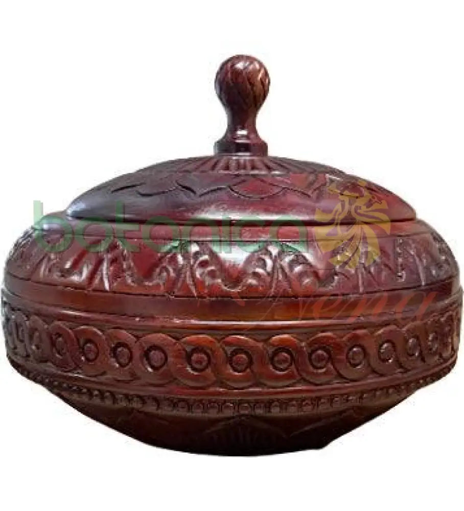 Batea Tallada Shango / Orula 16" Ancho X12"Alto - Botanica Nena