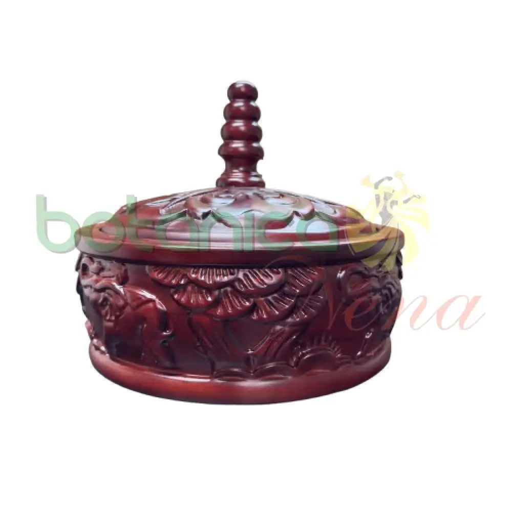 Batea Tallada Shango / Orula Cherry B 13’’x13’’x11’’