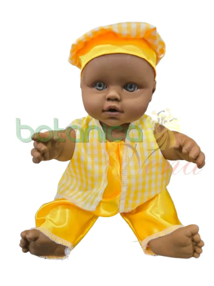 Bebe vestido de Oshun Mediano 12’’