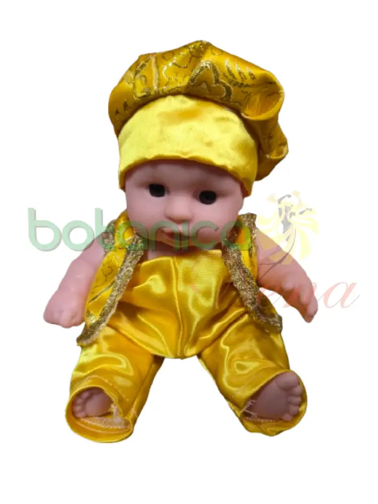 Bebe vestido de Oshun Pequeño 8’’