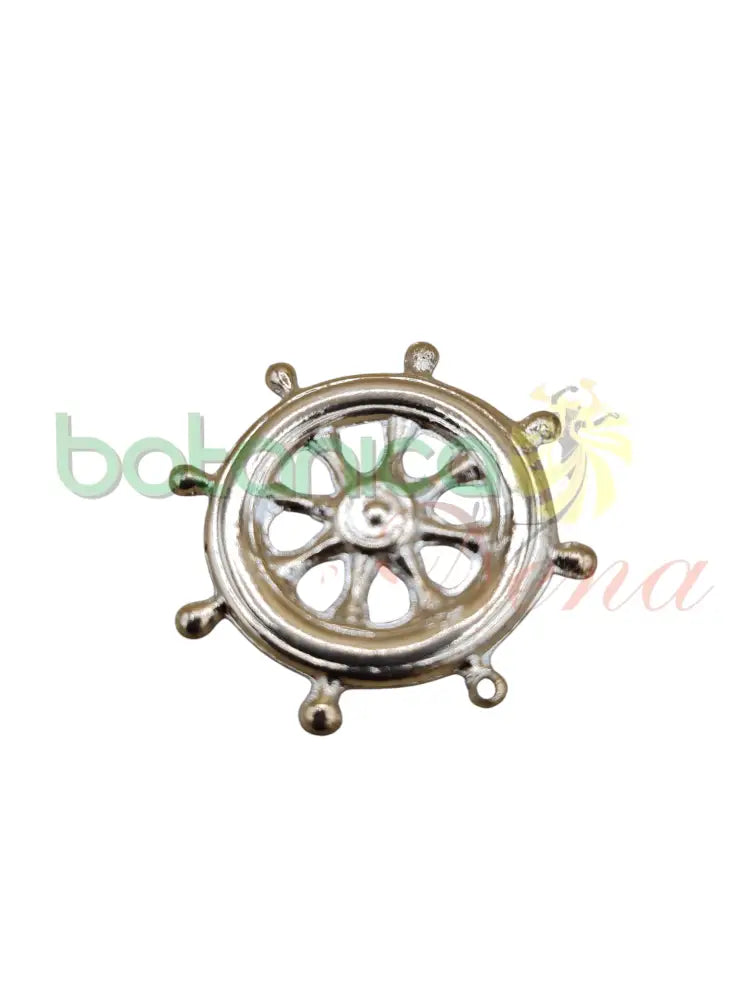 Boat Steering Wheel Timon Baño de Plata y oro 1"H - Botanica Nena