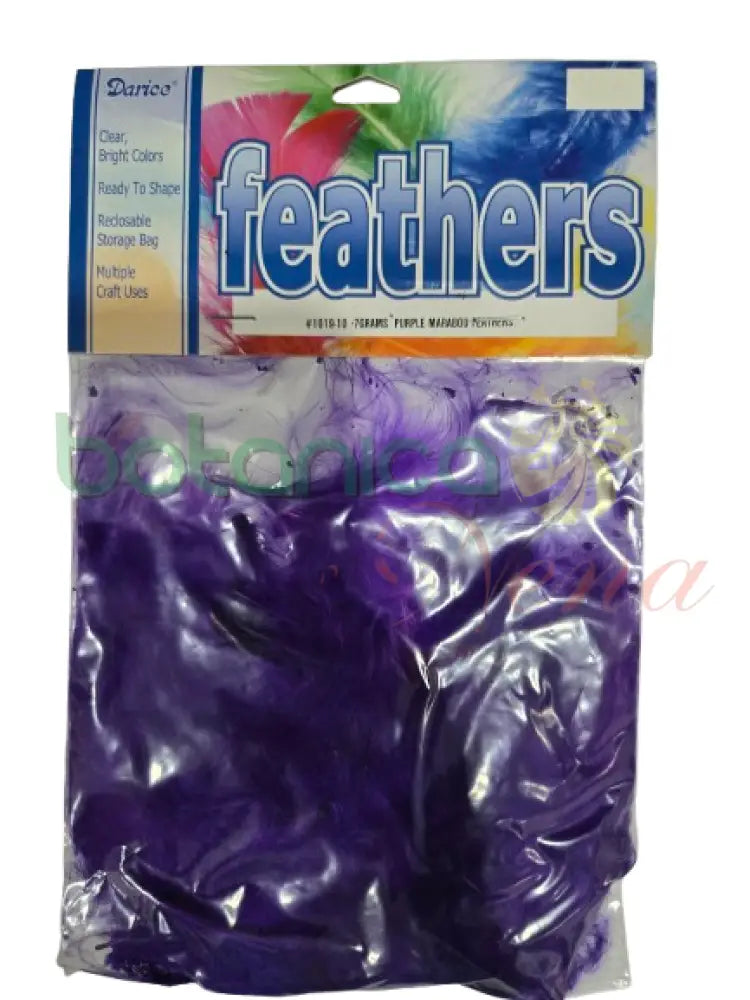 Bolsa de Plumas para decoraciones Morado