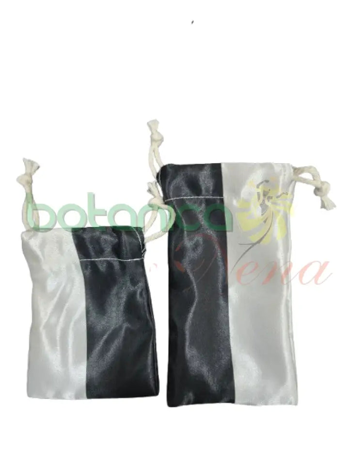 Bolsa Diloggun Algodon Blanca y Negro for Eshu