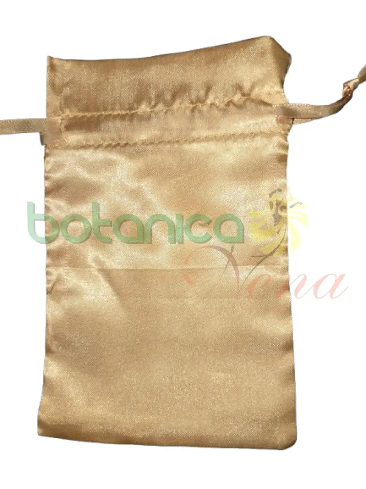 bolsa Diloggun Satin Amarillo claro y Dorada for Oshun Dorado Grande 4’X6’’