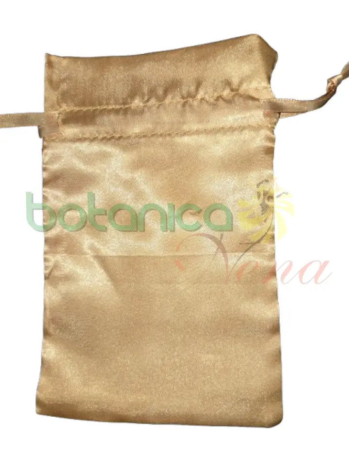 bolsa Diloggun Satin Amarillo claro y Dorada for Oshun Dorado Grande 4’X6’’