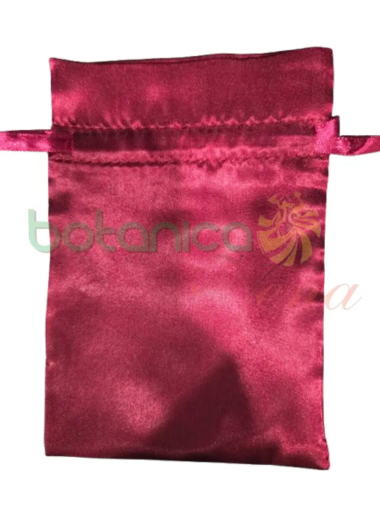 Bolsa Diloggun Satin Rojo Vino’ for Oya Grande 4’’ x6’’