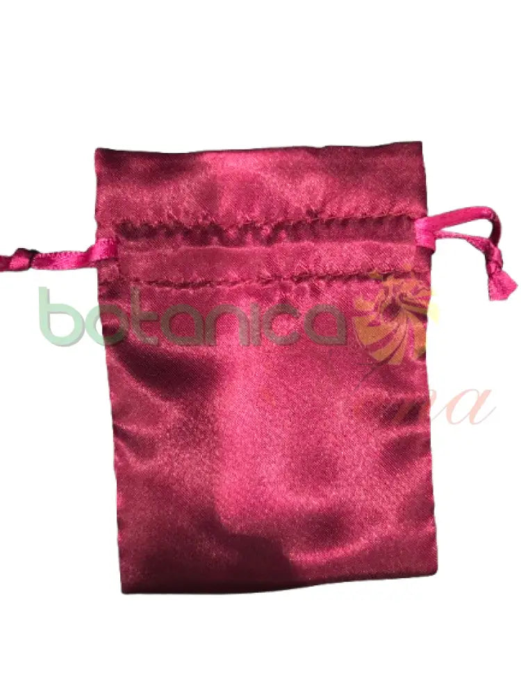 Bolsa Diloggun Satin Rojo Vino’ for Oya Pequeña 3’’x4’’