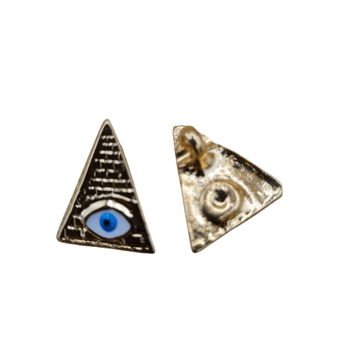 Piramide con Ojo Baño de Oro 0.8"H - Botanica Nena