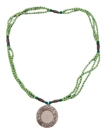 Collar - Eleke Nigeriano Ifa con tablero - Botanica Nena