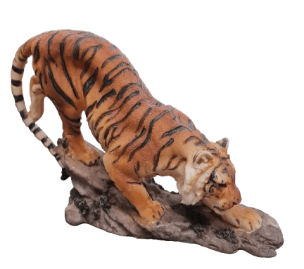 Tigre Amarilla con Base   6.5" - Botanica Nena