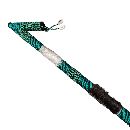 Garabato Forrado para Oggun con pelo de Chivo 32"H - Botanica Nena