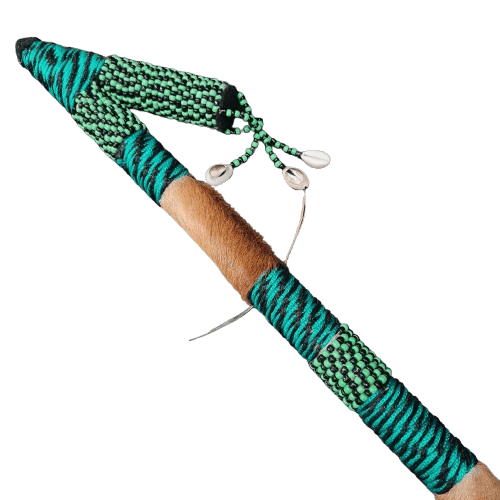 Garabato Forrado para Oggun con pelo de Chivo 32"H - Botanica Nena