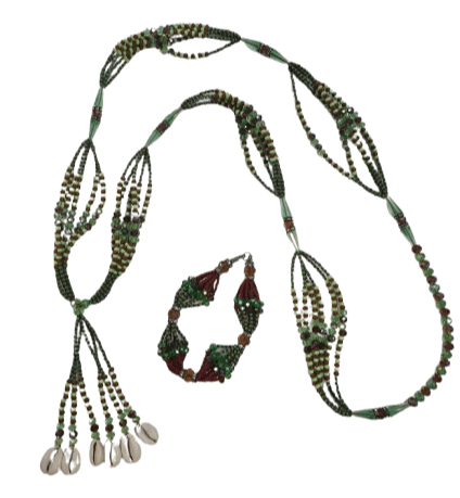 Juego de Ilde y Collar de Cabecera de Orula Africano - Botanica Nena