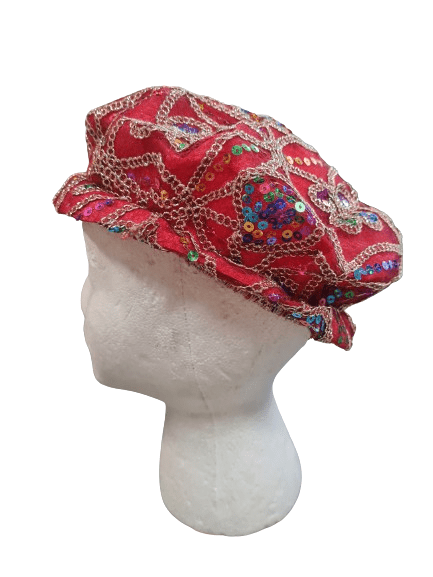 Gorros de Santos  con brillantes y lentejuelas - Botanica Nena