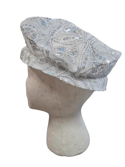 Gorros de Santos  con brillantes y lentejuelas - Botanica Nena